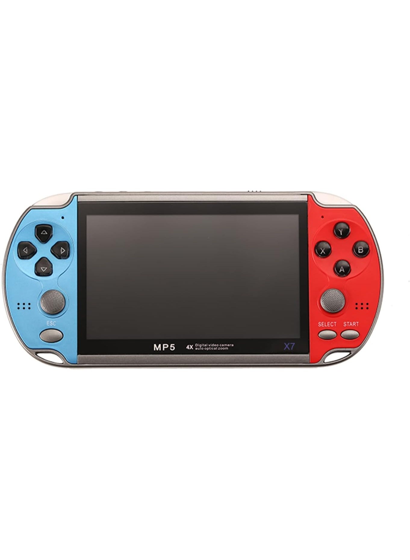 X7 4.3-Inch Handheld Game Console, MP5 Player with 3000+ Games, 8GB Memory, 1000 Built-in Games, Dual Rocker, TV Output, Portable Video Game System with TF Card Support, Music, Video, E-Book, Camera